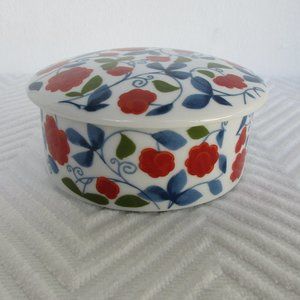 Counterpoint San Francisco Large Ceramic Container Floral VTG